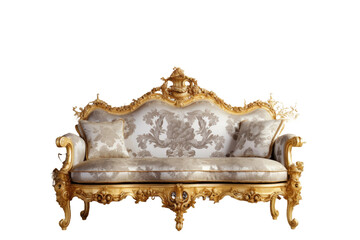 Elegance with Versailles Vintage Isolated On Transparent Background