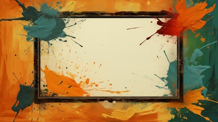 Abstract colorful frame, dirty grunge background. Grunge texture. Wall abstract texture background. Wallpaper