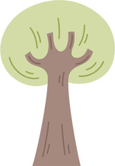 cute hand drawn tree doodle