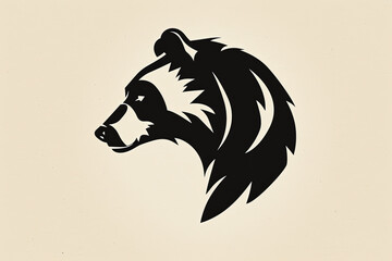 Beautiful and unique bear logo.