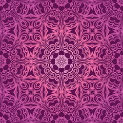 Seamless pattern. Vintage decorative elements. Oriental pattern, vector illustration.