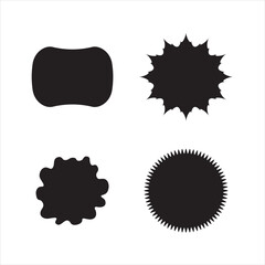 vector set of splashes
