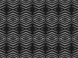 Black metal texture steel background. Luxurious steel ornament. Perforated metal sheet.