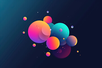 Beautiful and unique bubble logo.