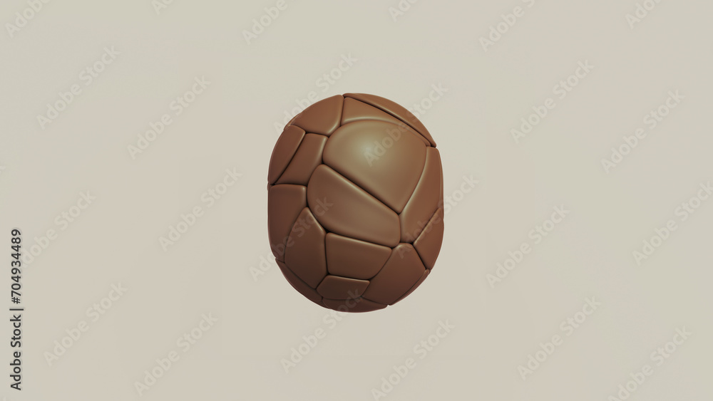 Poster chocolate capsule fragments brown soft rounded dark cocoa block gourmet 3d illustration render digit