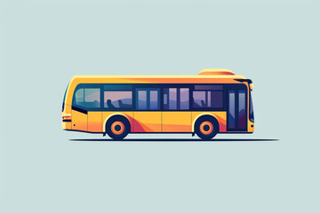 Obraz na płótnie Canvas Beautiful and unique bus logo.