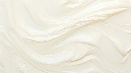 Creamy milky swirl of paint surface texture - obrazy, fototapety, plakaty