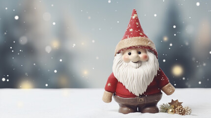 Cute gnome Merry Christmas