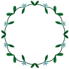 Fototapeta premium Floral wreath