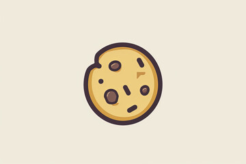 Fototapeta premium Elegant and unique cookie logo.