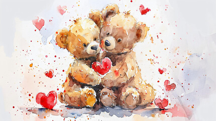 Cute Valentine Teddy Bears