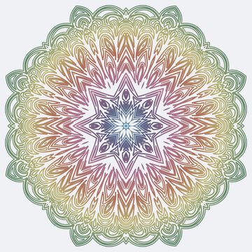 Mandala coloring book for kids.mandala coloring book. Vector