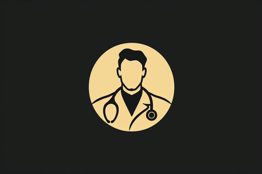 Elegant and unique doctor logo.