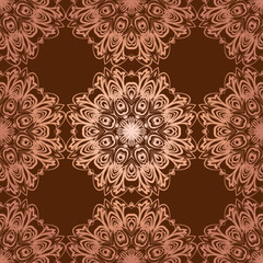 Seamless pattern. Vintage decorative elements. Oriental pattern, vector illustration.