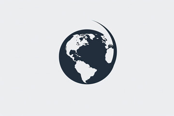 Fototapeta premium Elegant and unique earth logo.