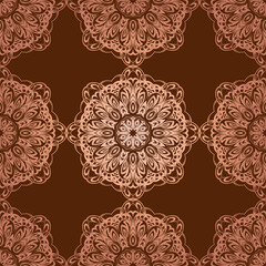 Vector seamless background for yoga, meditation poster, banner, wallpaper and your desired ideas.