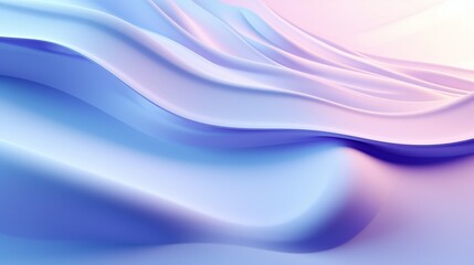 Fototapeta premium 3D-rendered waves ripple across the canvas, offering a sense of depth and movement