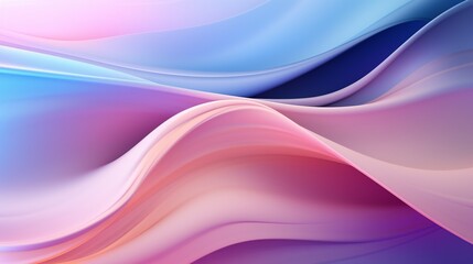 Fototapeta premium A 3D visualization of energy flows within the body complements the calming rhythms of yoga