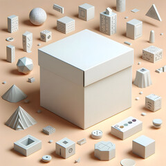 3D packaging blank box