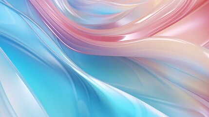 A meditative ambiance is achieved as 3D multilayered glass waves create a calming, rhythmic symphony