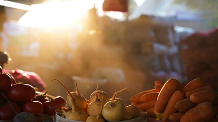 vegetables food market