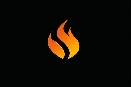 Elegant and unique flame logo.