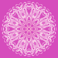 Mandalas for coloring book. Vintage decorative elements. Oriental pattern, vector illustration.