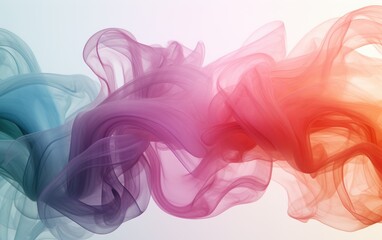 The emotional spectrum as expressed through the ever-shifting shades of abstract smoke. - obrazy, fototapety, plakaty
