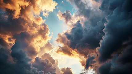 sunset in the mountains