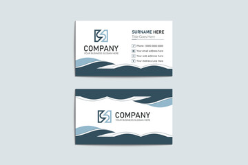 Creative modern visiting card design for your project