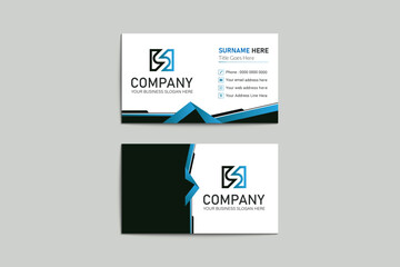 Creative modern visiting card design for your project