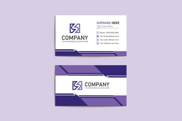 Creative modern visiting card design for your project