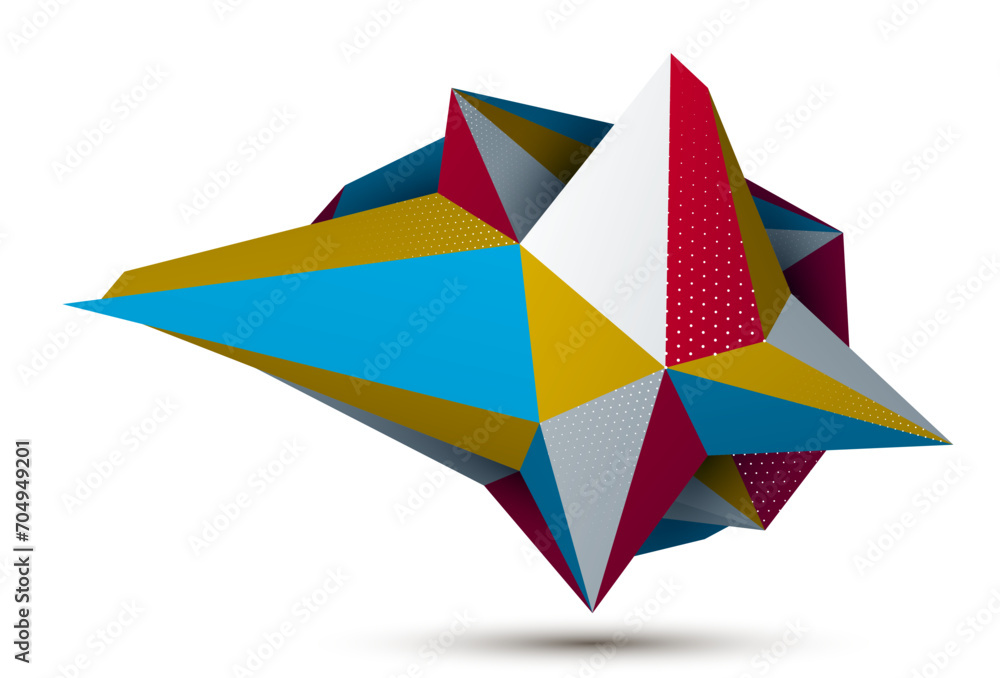 Poster polygonal form vector abstract design, modern futuristic shape ai neural network concept, dynamic te