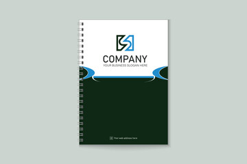 Official paper document notebook cover design