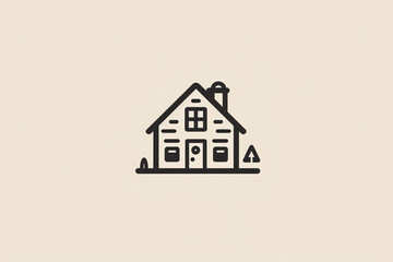 Modern and stylish house logo.