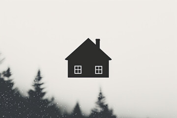 Fototapeta premium Modern and stylish house logo.