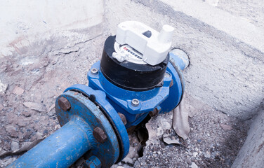 Water meters for record the amount of water comsumption on the water supply industry.