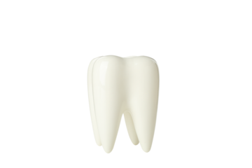 PNG, big tooth, isolated on white background.