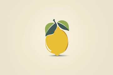 Modern and stylish lemon logo.