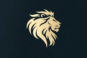 Fototapeten Modern and stylish lion logo. © Vladislav