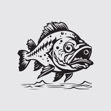 Fish Monster Images vector