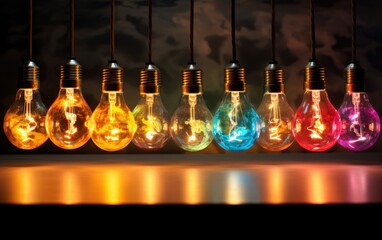 A society where individuals are born with unique, glowing bulbs that reflect their personalities.