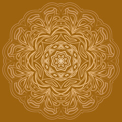 Mandala coloring book for kids.mandala coloring book. Vector