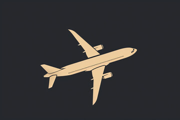 Fototapeta na wymiar Modern and stylish airplane logo.