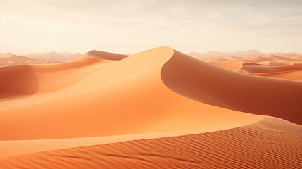 Sand dunes in the Arabian Empty Quarter desert