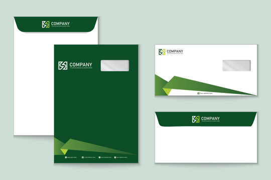 Envelope a4 and dl size template design