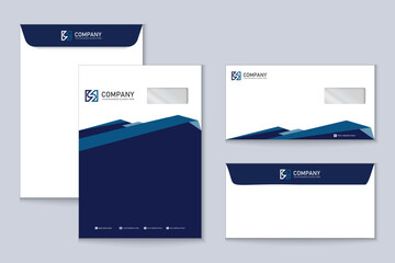 Envelope a4 and dl size template design