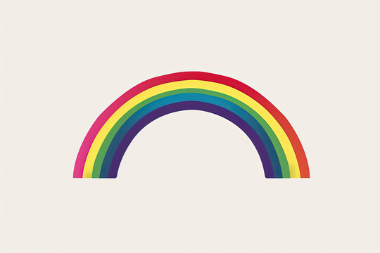 Modern and stylish rainbow logo.