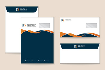 Envelope a4 and dl size template design