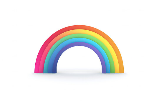 Modern and stylish rainbow logo.